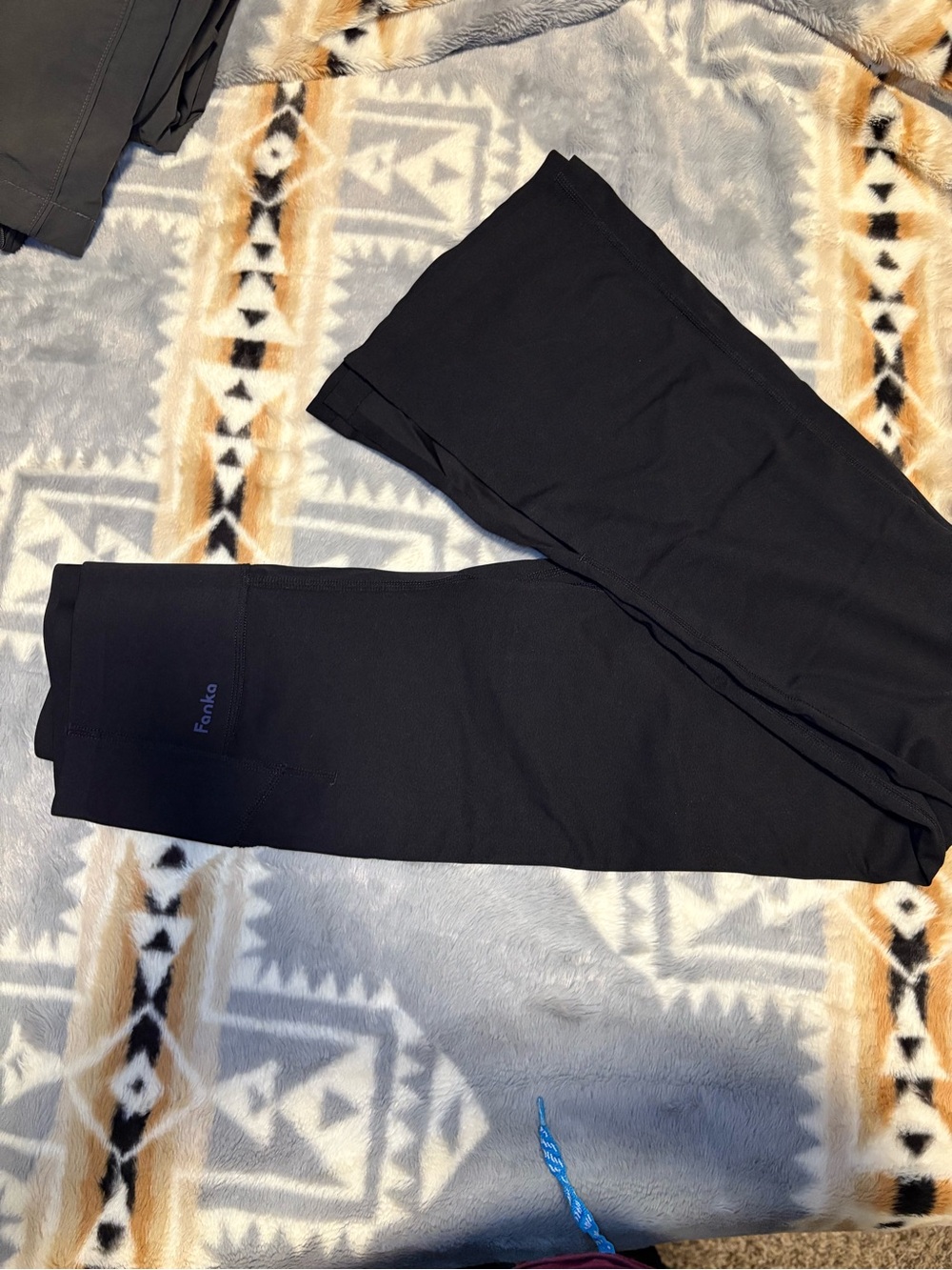 Fanka Black High-Waist Leggings